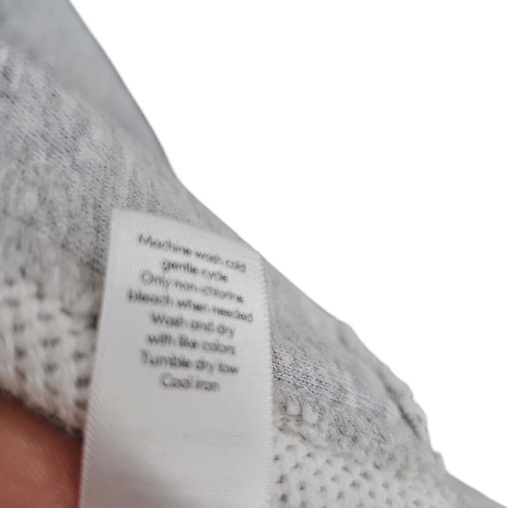 Athleta French Terry Pique Wrap Cardigan Gray Size S - Picture 7 of 8